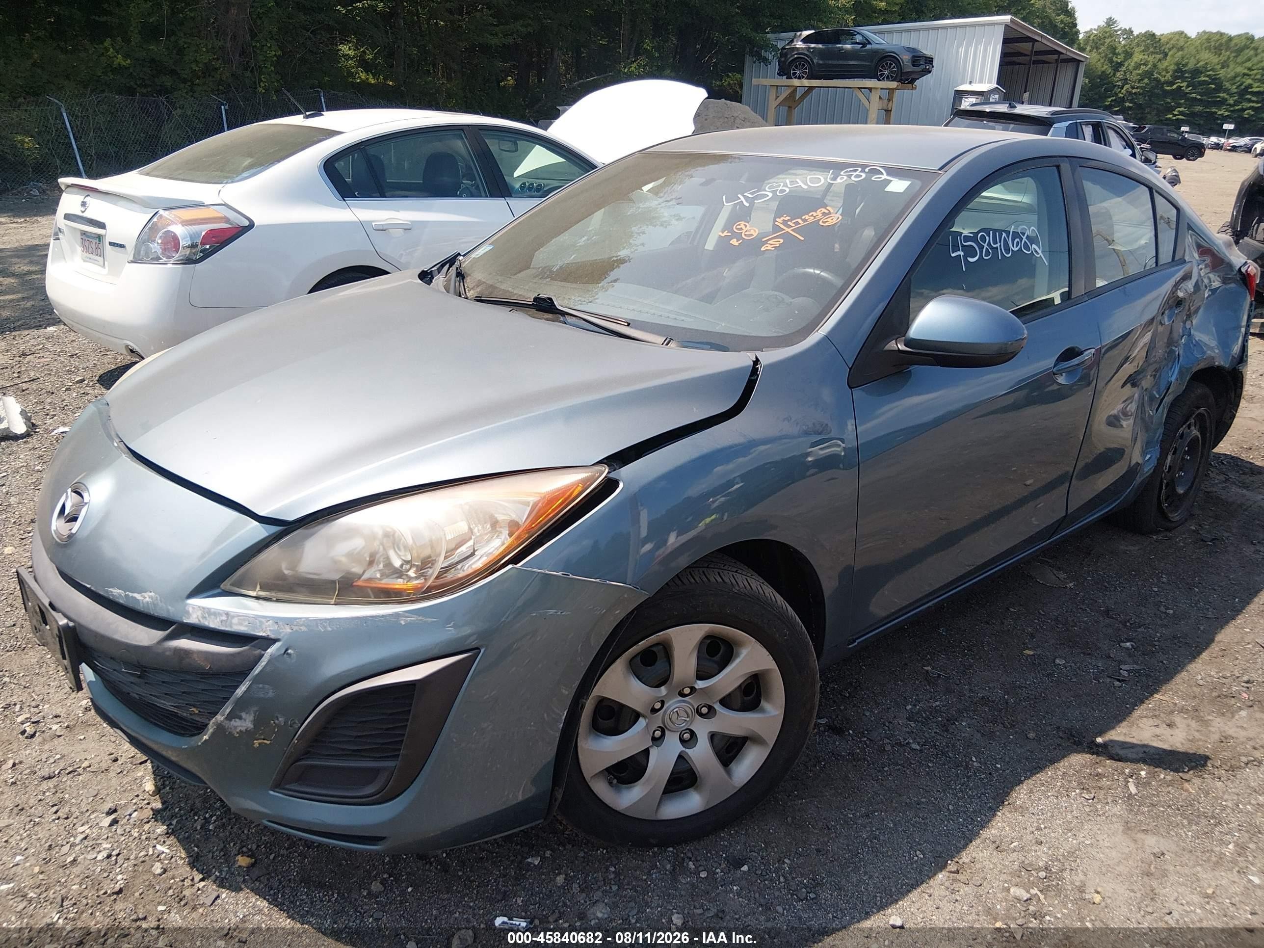2010 Mazda Mazda3 I Sport Blue vin: JM1BL1SF2A1313957