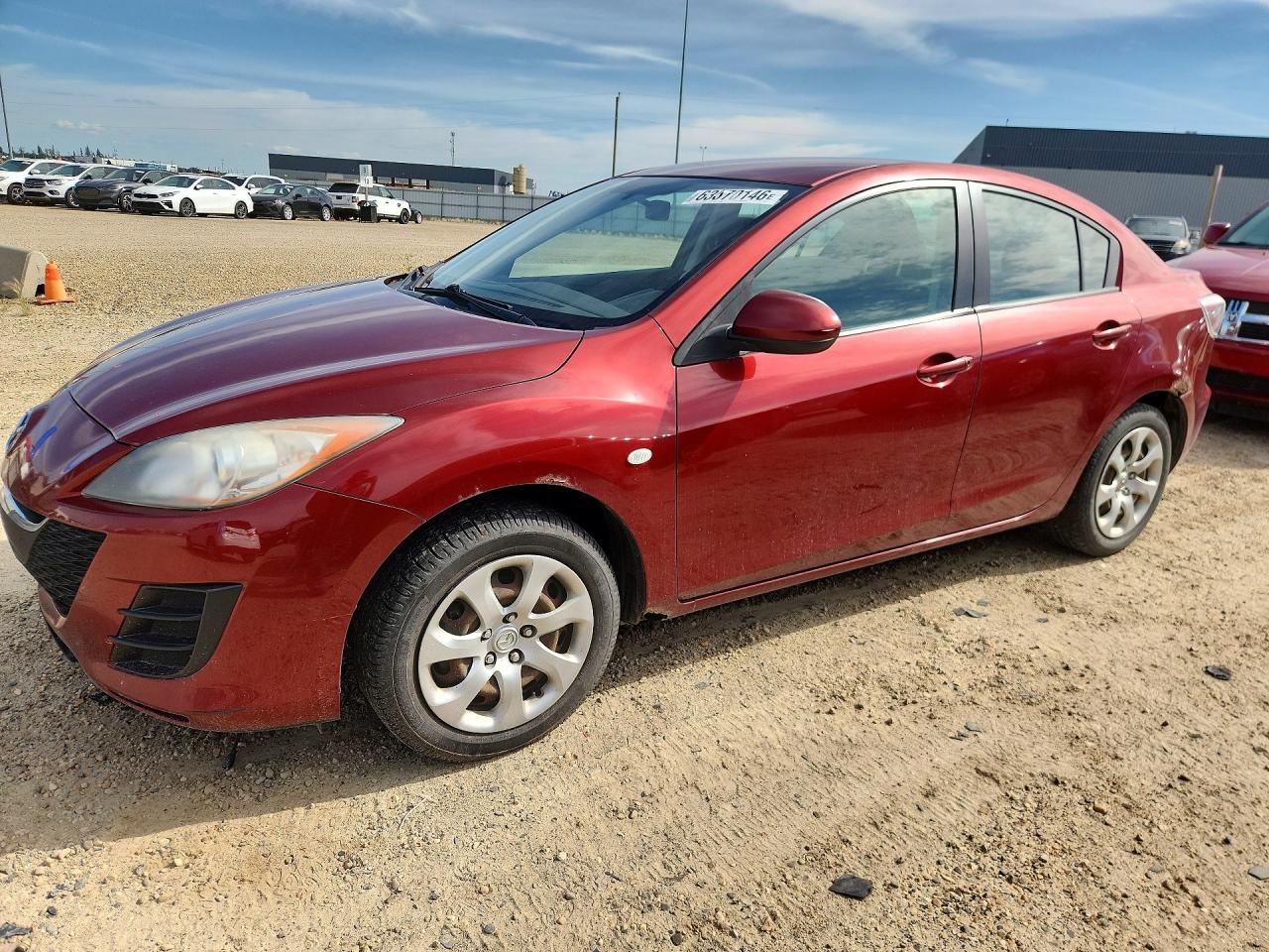 2010 Mazda 3 I Orange vin: JM1BL1SF3A1115646