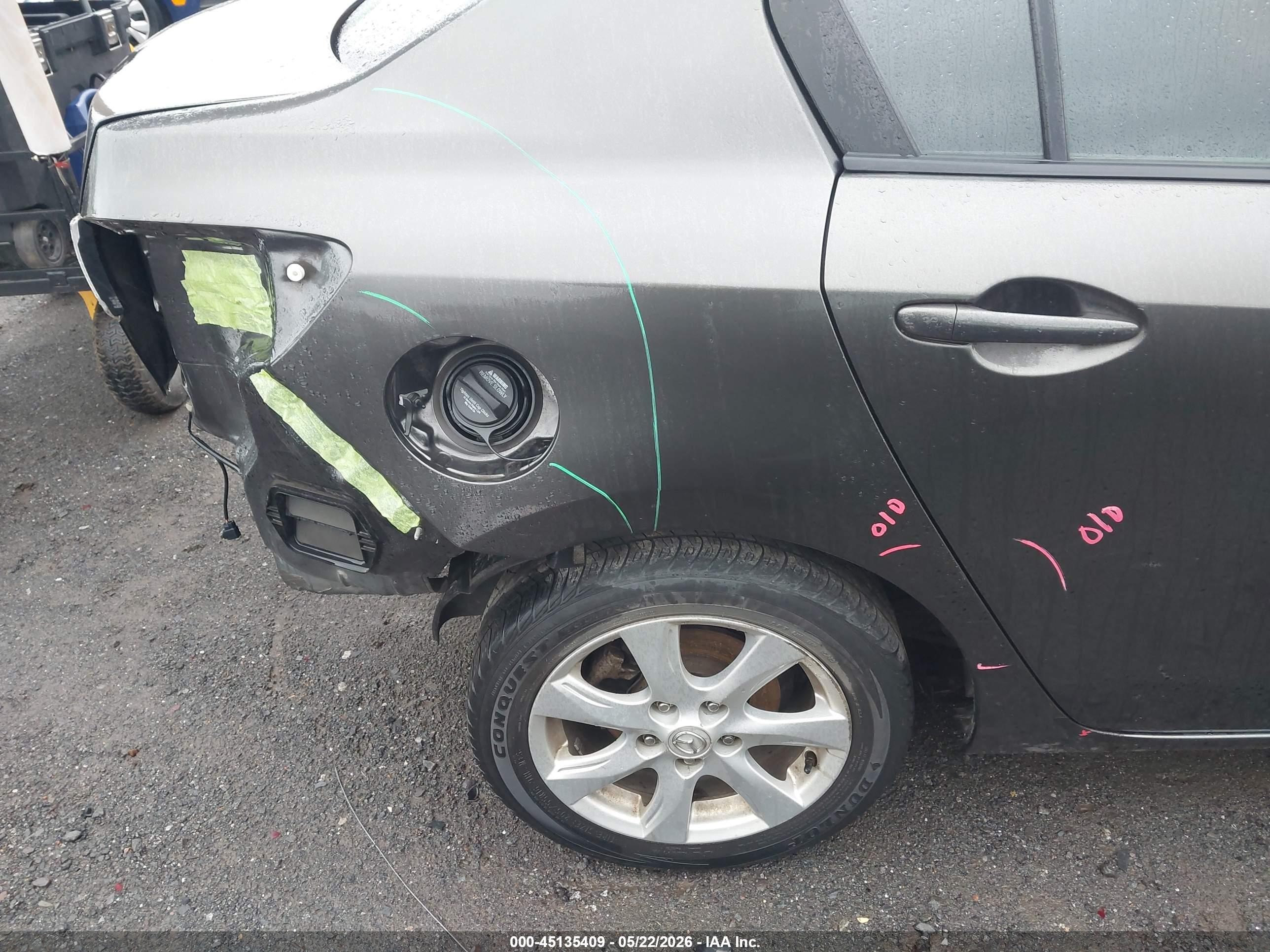 2010 Mazda Mazda3 I Touring Серый vin: JM1BL1SF3A1254062