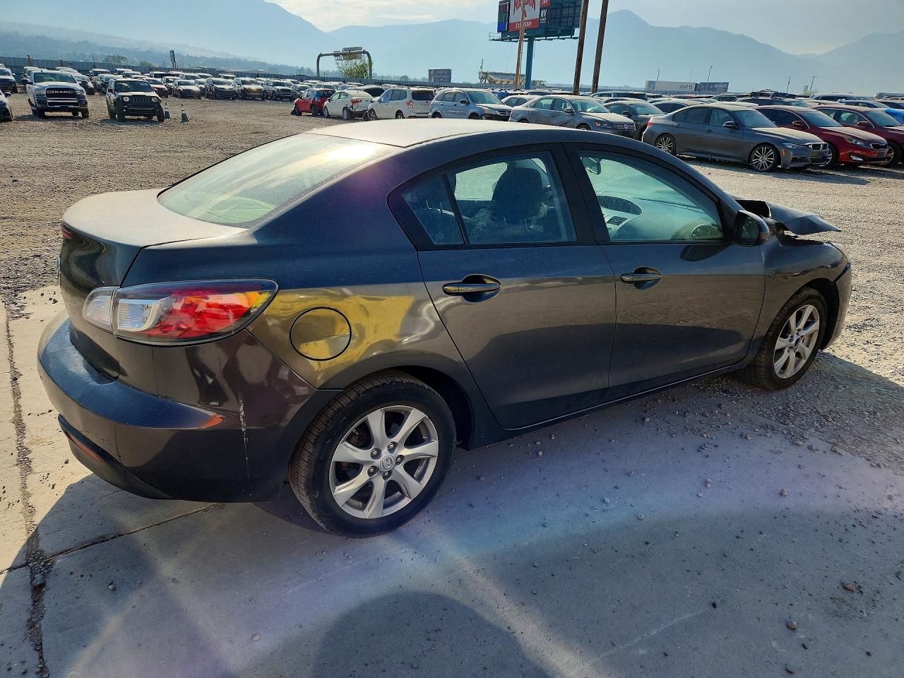 2010 Mazda 3 I Gray vin: JM1BL1SF3A1276448