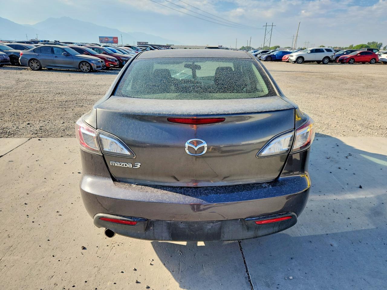 2010 Mazda 3 I Gray vin: JM1BL1SF3A1276448