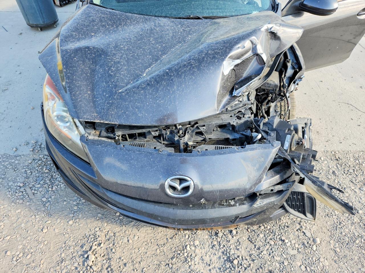 2010 Mazda 3 I Gray vin: JM1BL1SF3A1276448