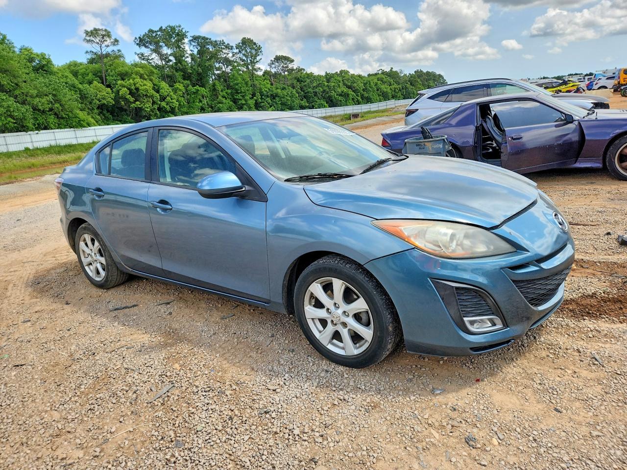 2010 Mazda 3 I Turquoise vin: JM1BL1SF3A1321744