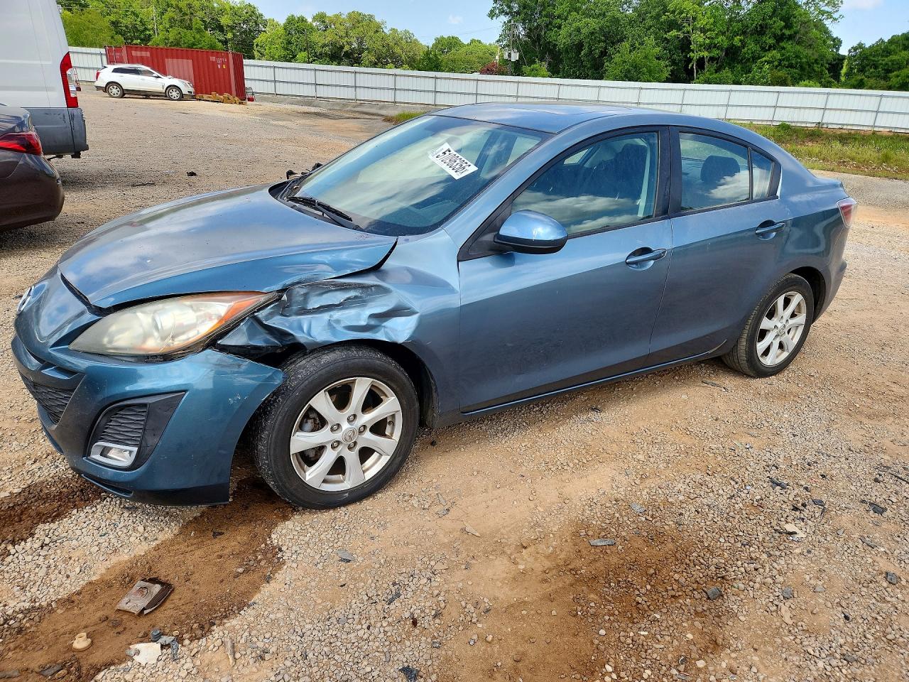 2010 Mazda 3 I Turquoise vin: JM1BL1SF3A1321744