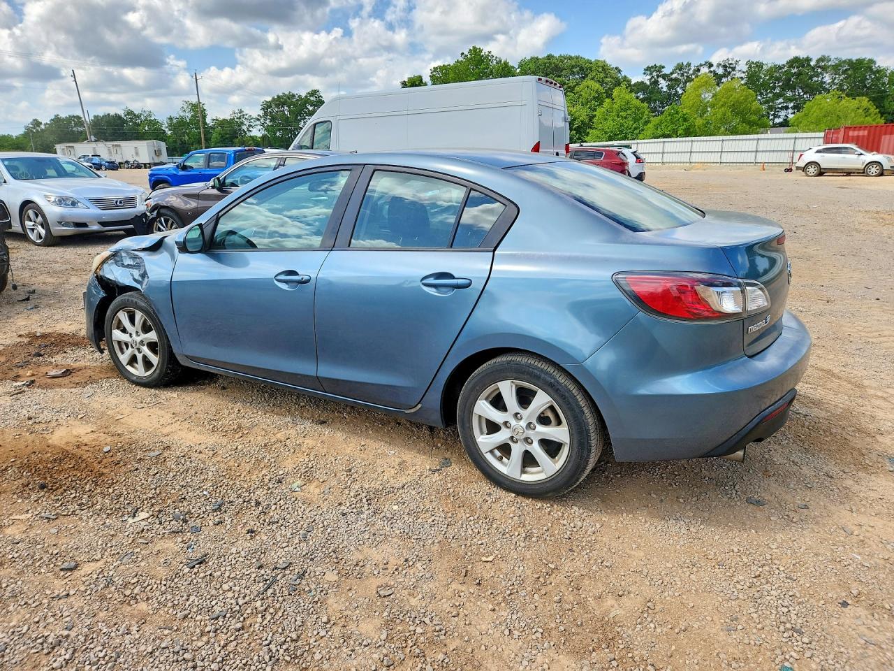 2010 Mazda 3 I Turquoise vin: JM1BL1SF3A1321744
