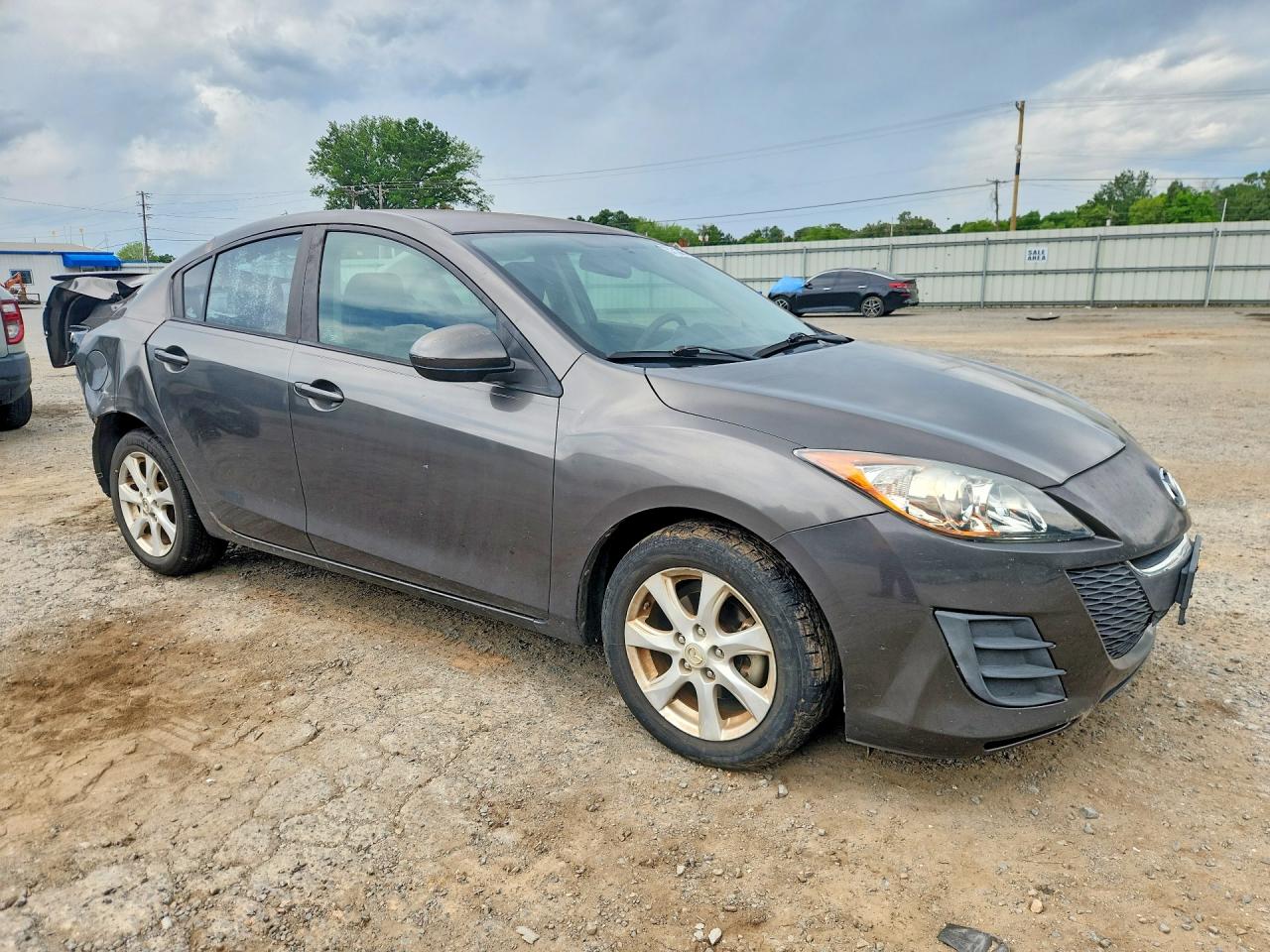 2010 Mazda 3 I Gray vin: JM1BL1SF4A1183647