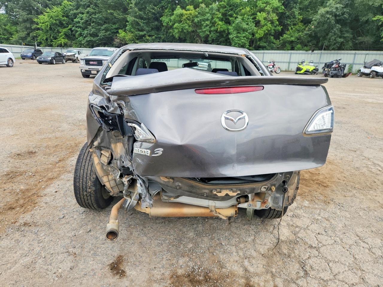 2010 Mazda 3 I Gray vin: JM1BL1SF4A1183647