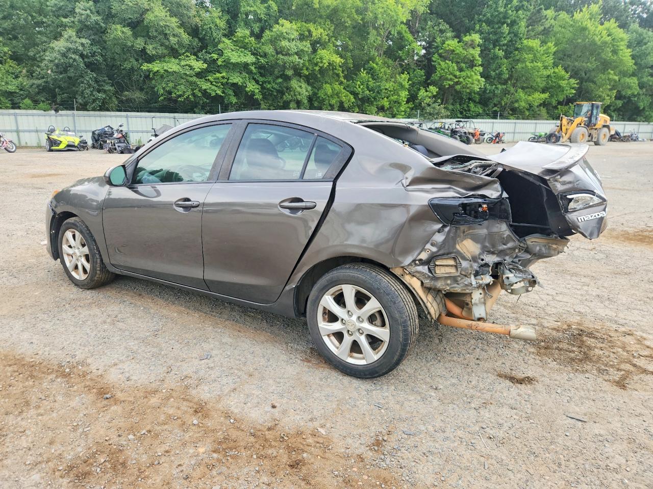 2010 Mazda 3 I Gray vin: JM1BL1SF4A1183647