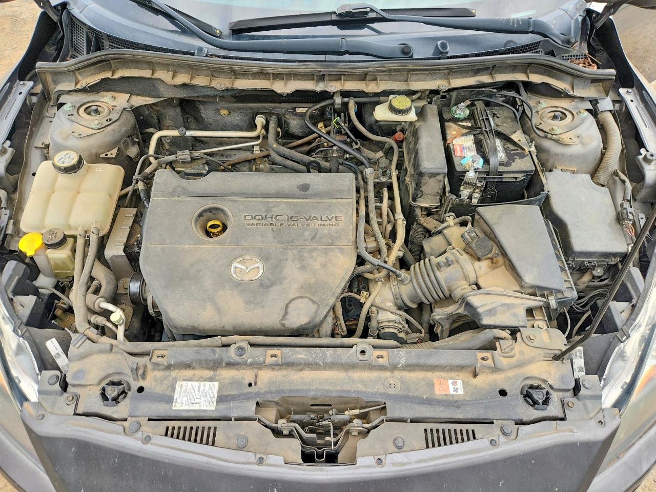 2010 Mazda 3 I Gray vin: JM1BL1SF4A1183647
