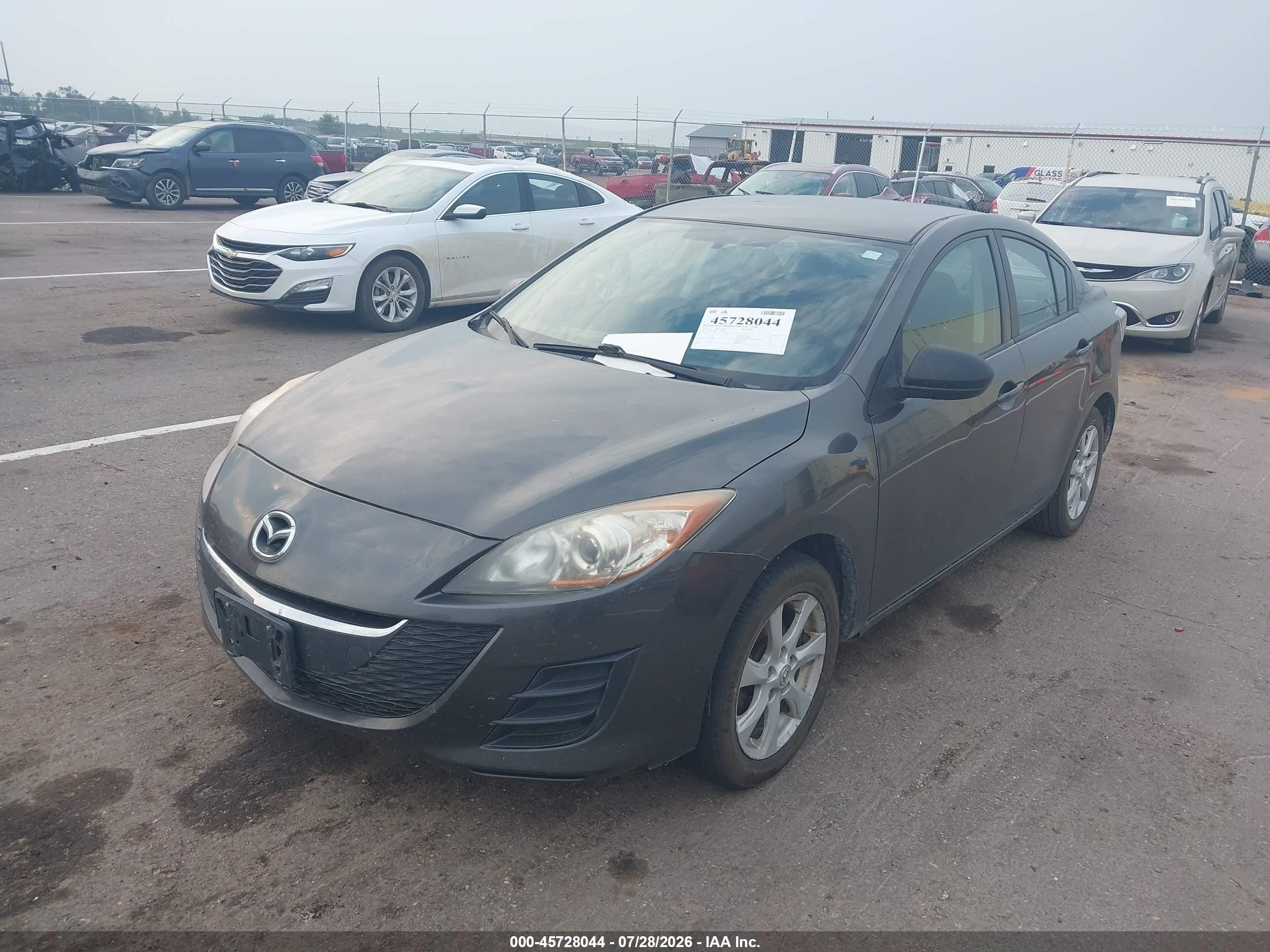 2010 Mazda Mazda3 I Touring Серый vin: JM1BL1SF4A1209907