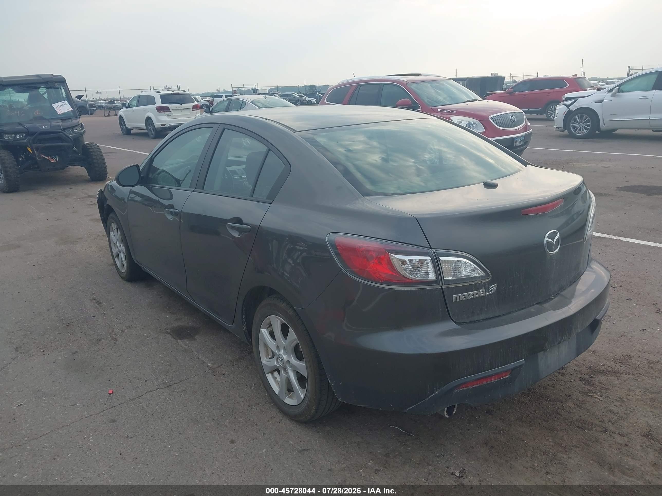 2010 Mazda Mazda3 I Touring Серый vin: JM1BL1SF4A1209907