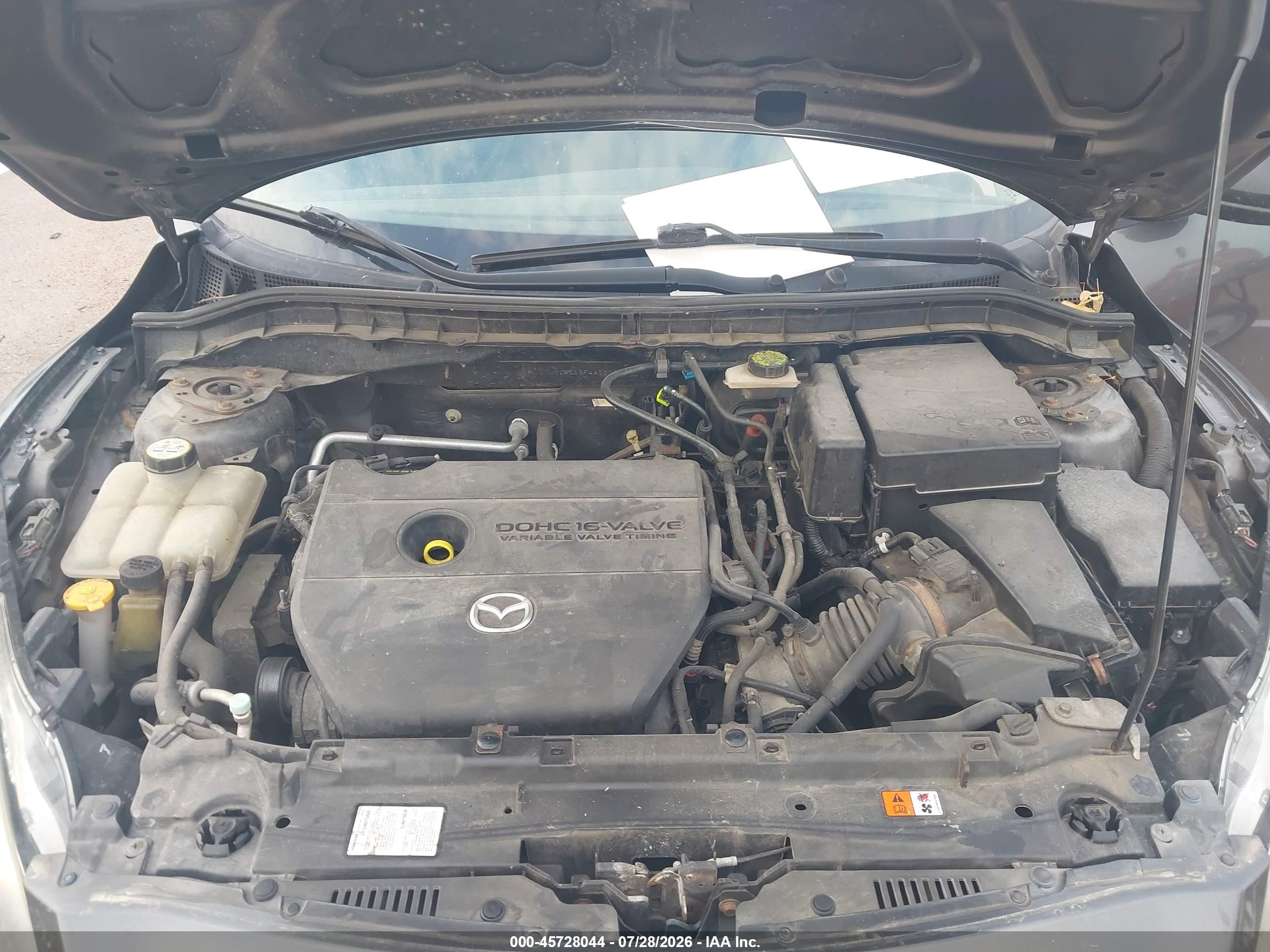 2010 Mazda Mazda3 I Touring Серый vin: JM1BL1SF4A1209907