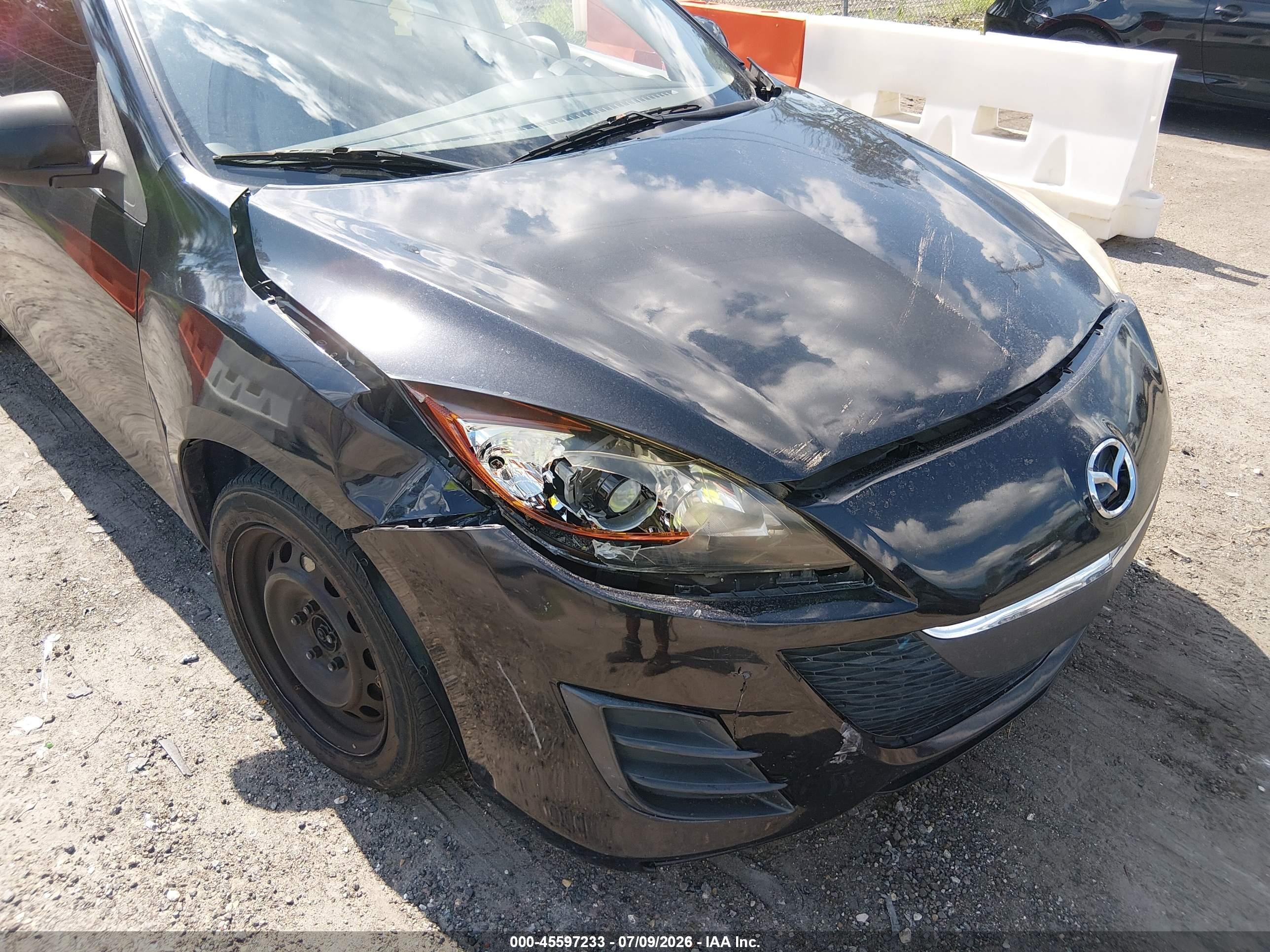 2010 Mazda Mazda3 I Sport Black vin: JM1BL1SF4A1227534