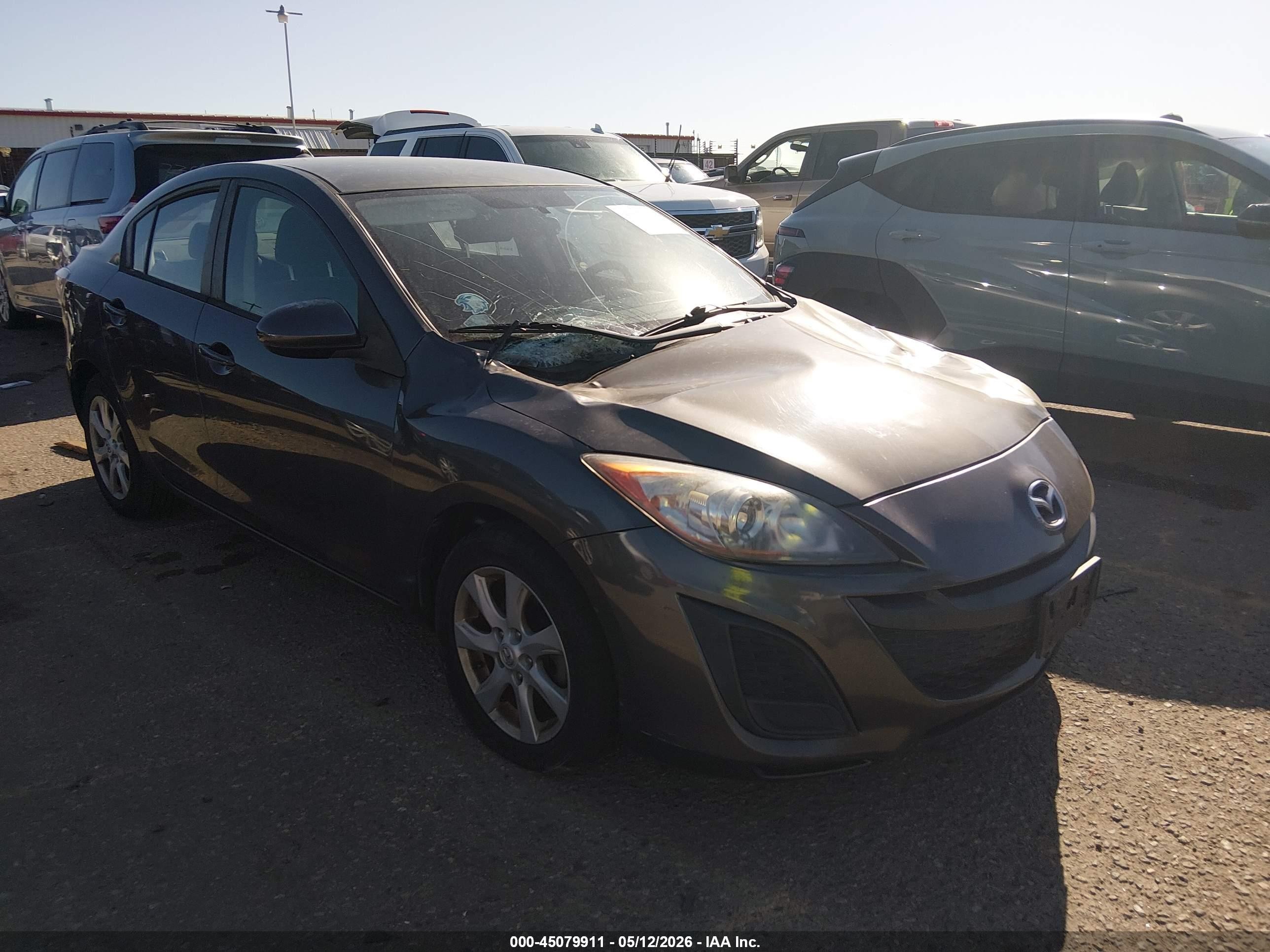 2010 Mazda Mazda3 I Touring Gray vin: JM1BL1SF4A1258704