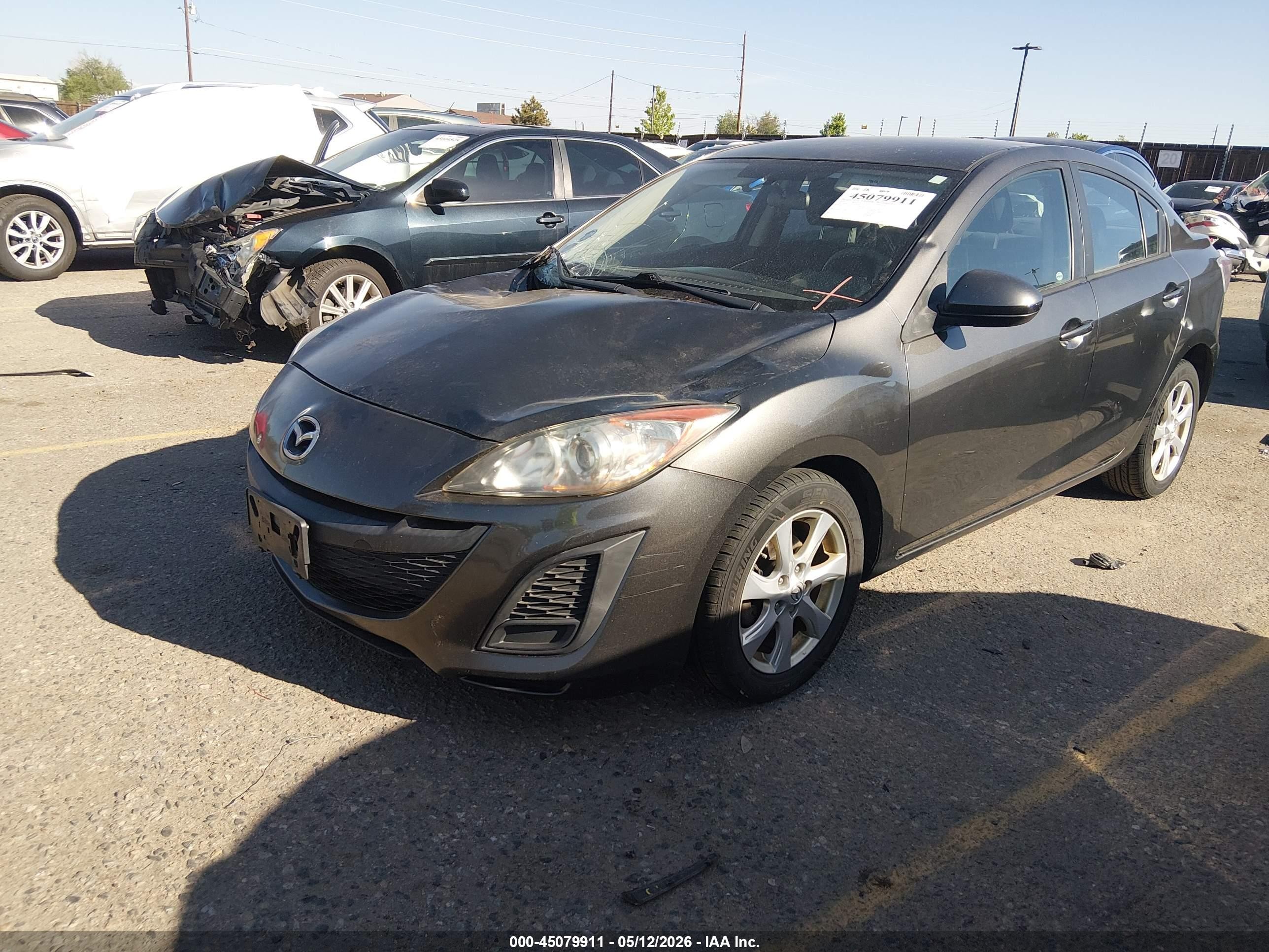 2010 Mazda Mazda3 I Touring Gray vin: JM1BL1SF4A1258704
