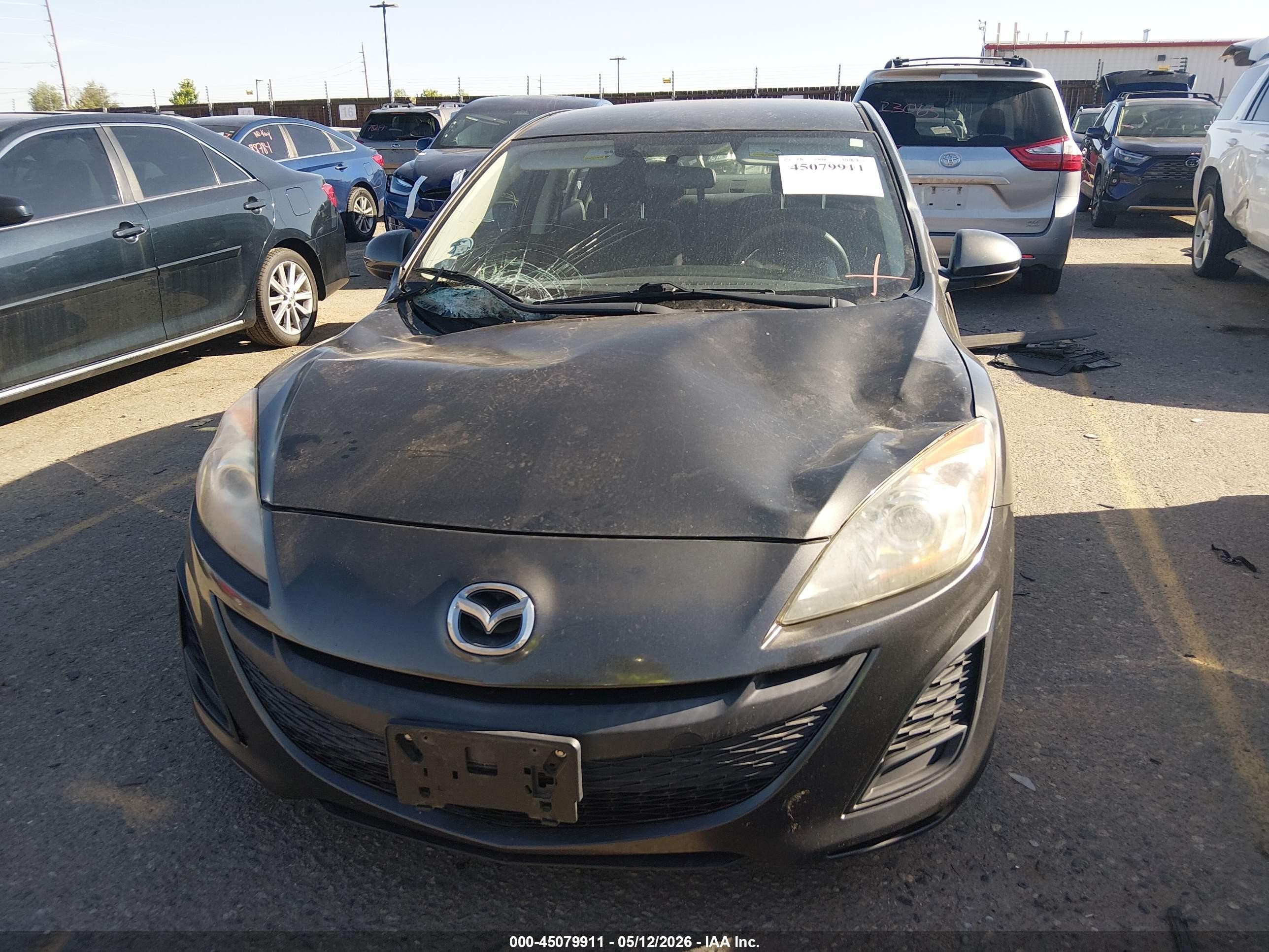 2010 Mazda Mazda3 I Touring Gray vin: JM1BL1SF4A1258704