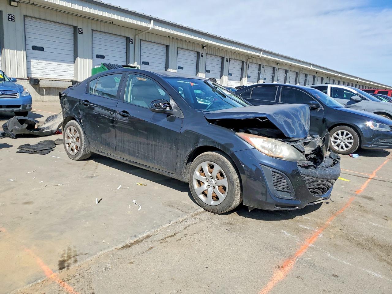 2010 Mazda 3 Black vin: JM1BL1SF4A1312647