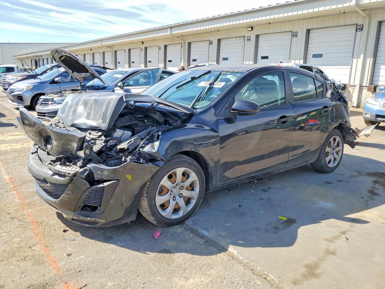 2010 Mazda 3 Black vin: JM1BL1SF4A1312647