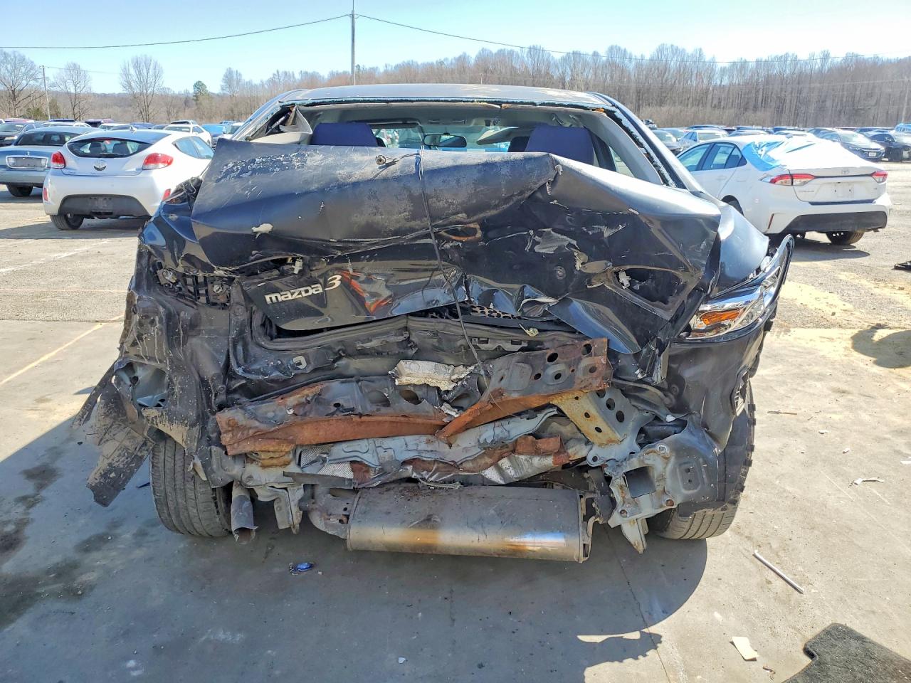 2010 Mazda 3 Black vin: JM1BL1SF4A1312647