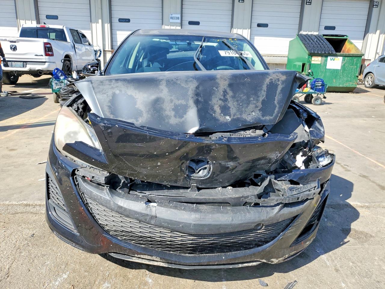 2010 Mazda 3 Black vin: JM1BL1SF4A1312647