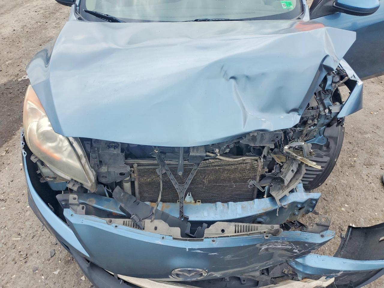 2010 Mazda 3 I Blue vin: JM1BL1SF4A1337287