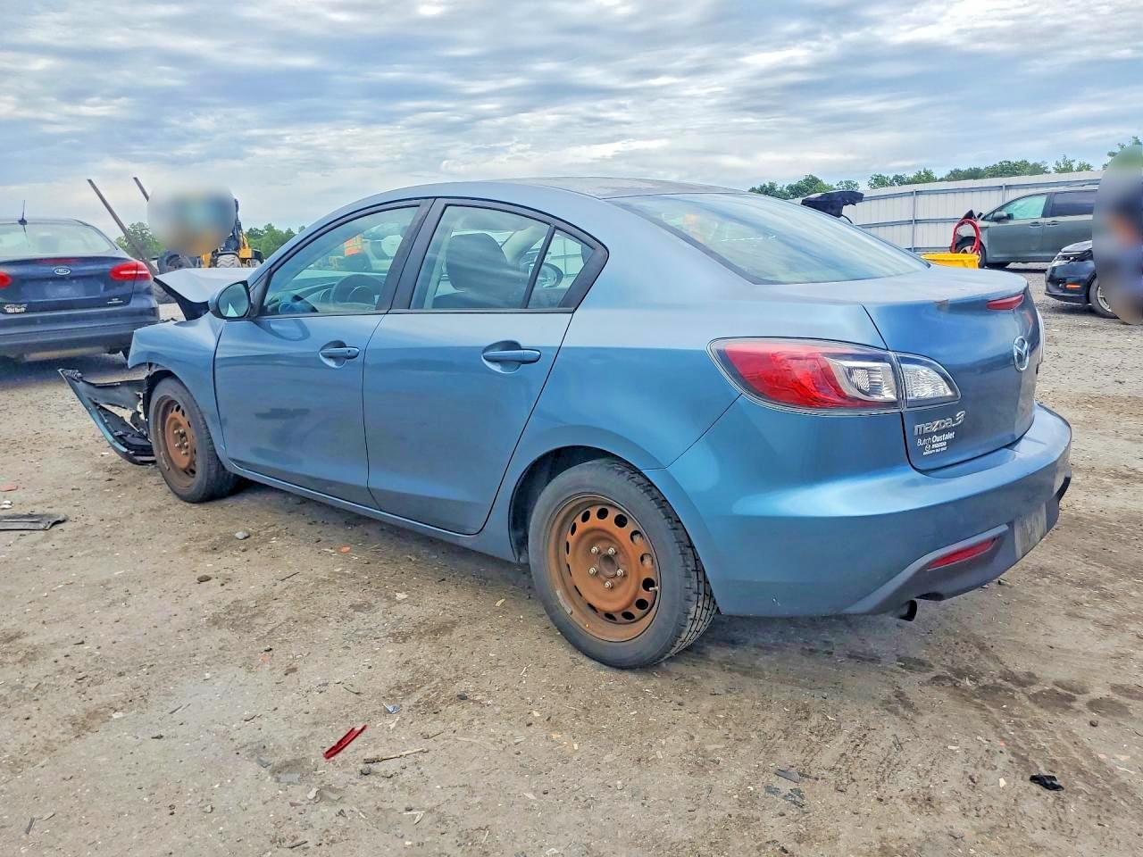 2010 Mazda 3 I Blue vin: JM1BL1SF4A1337287