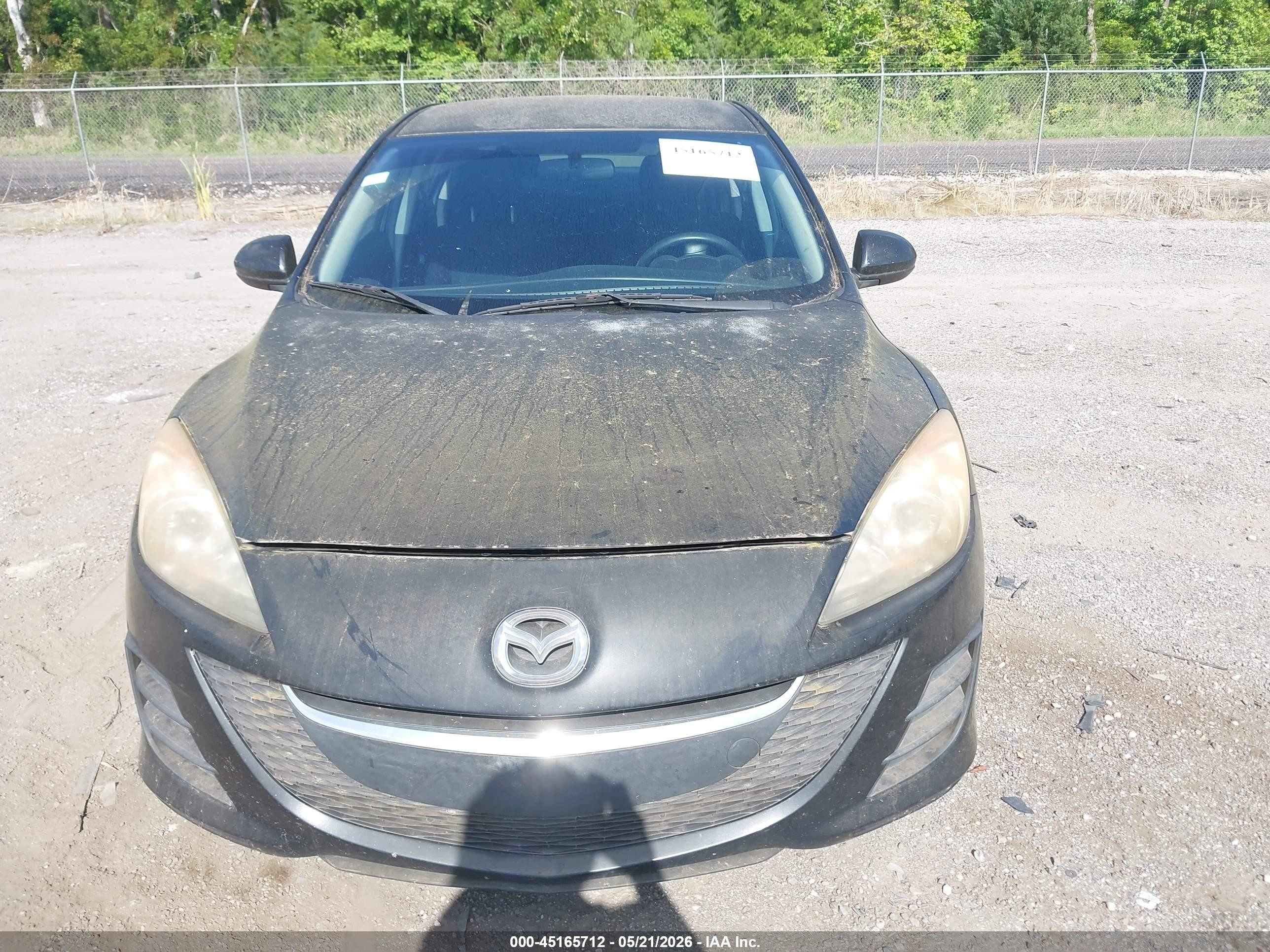 2010 Mazda Mazda3 I Sport Black vin: JM1BL1SF5A1227235