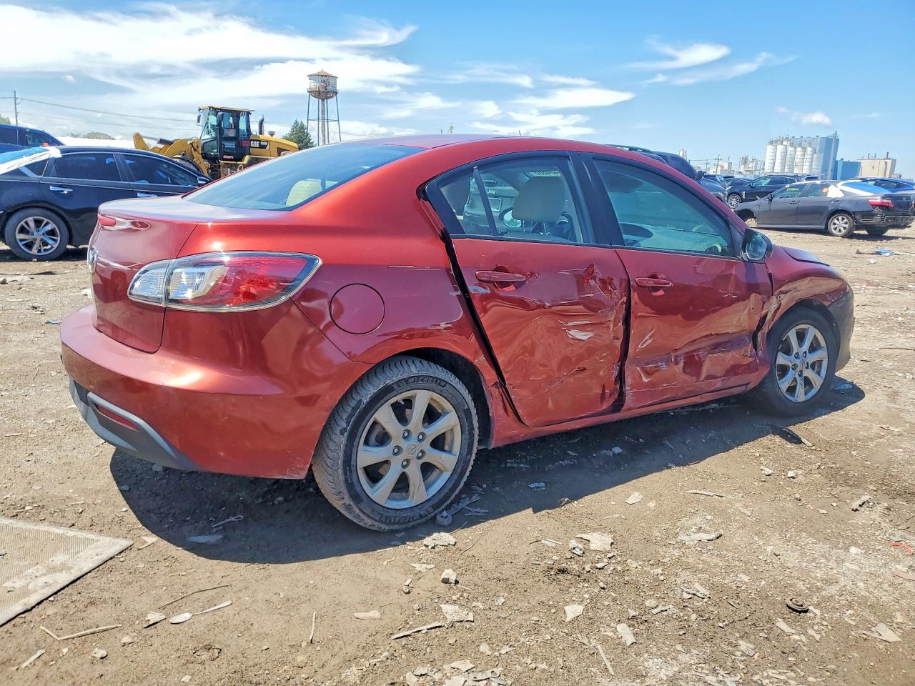 2010 Mazda 3 I Красный vin: JM1BL1SF5A1236808