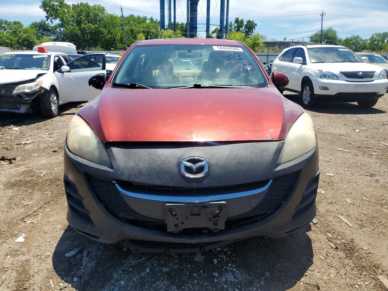 2010 Mazda 3 I Красный vin: JM1BL1SF5A1236808