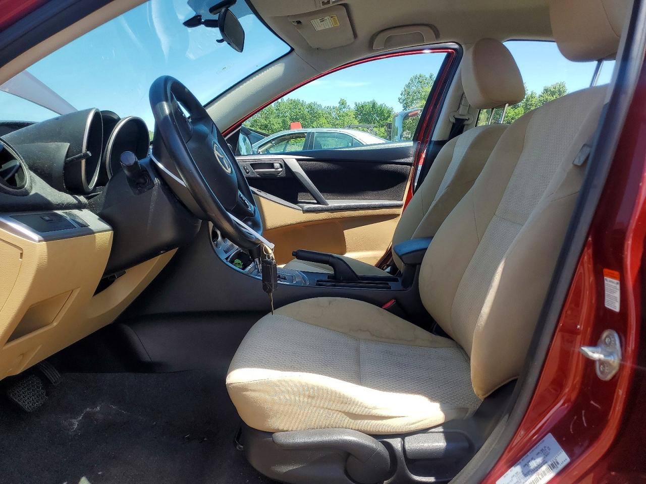 2010 Mazda 3 I Красный vin: JM1BL1SF5A1236808