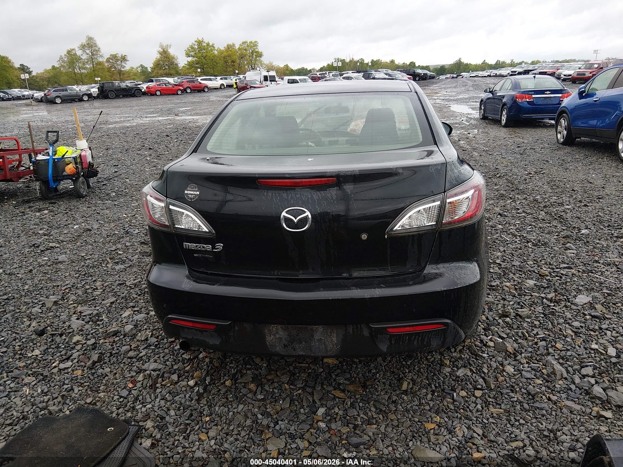2010 Mazda Mazda3 I Sport Black vin: JM1BL1SF5A1280470