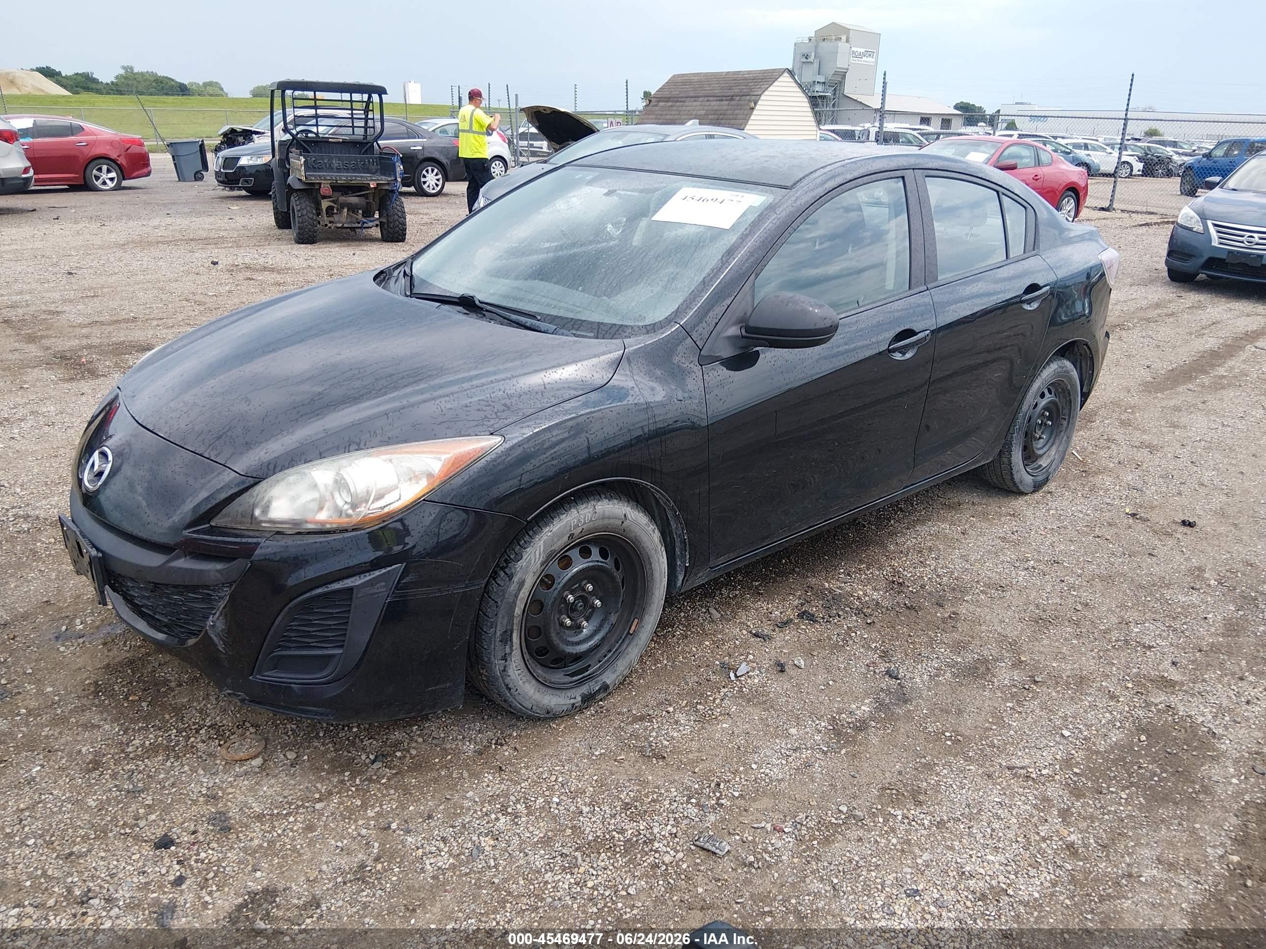 2010 Mazda Mazda3 I Sport Black vin: JM1BL1SF5A1297589