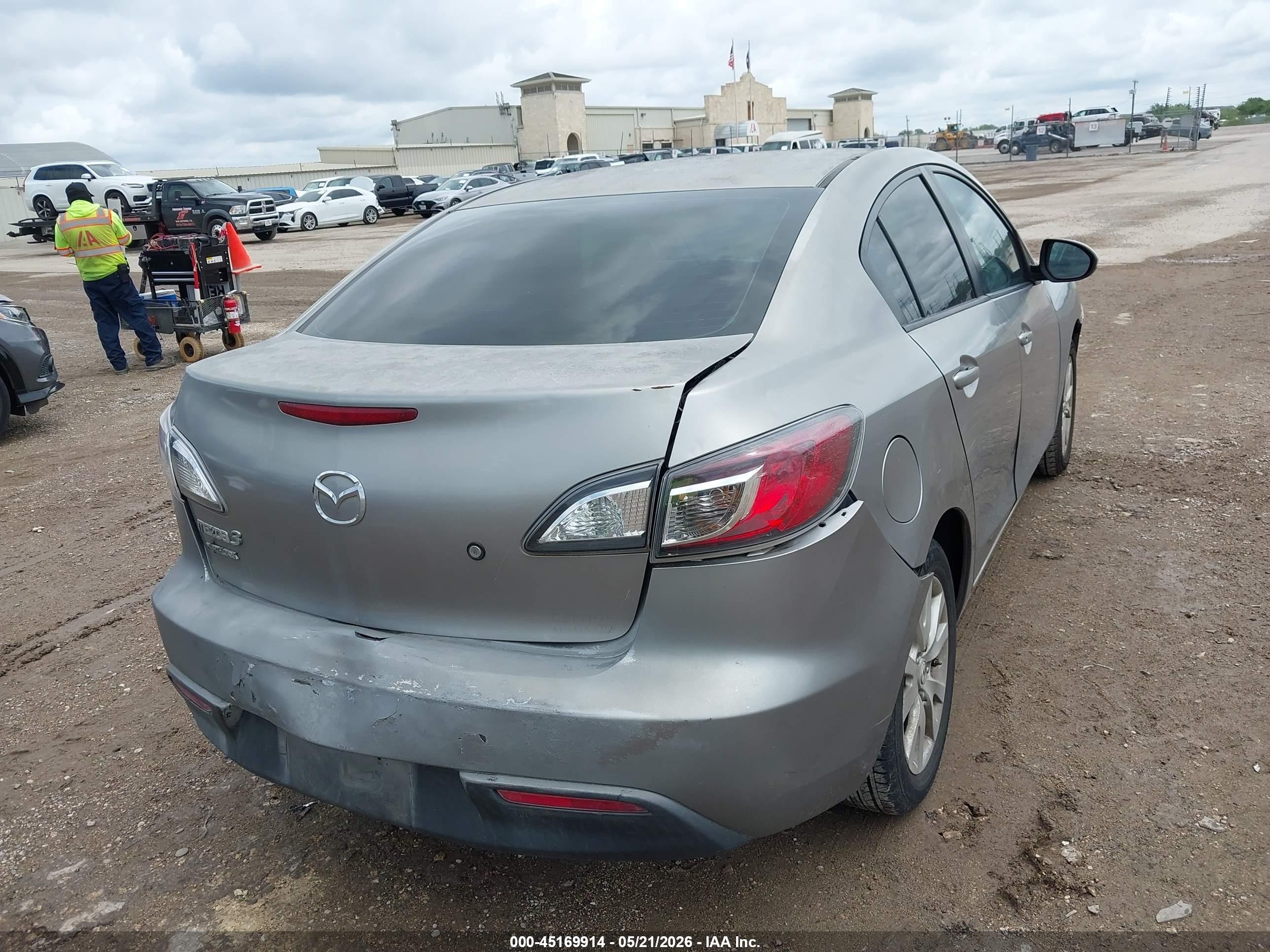 2010 Mazda Mazda3 I Sport Серый vin: JM1BL1SF5A1329781