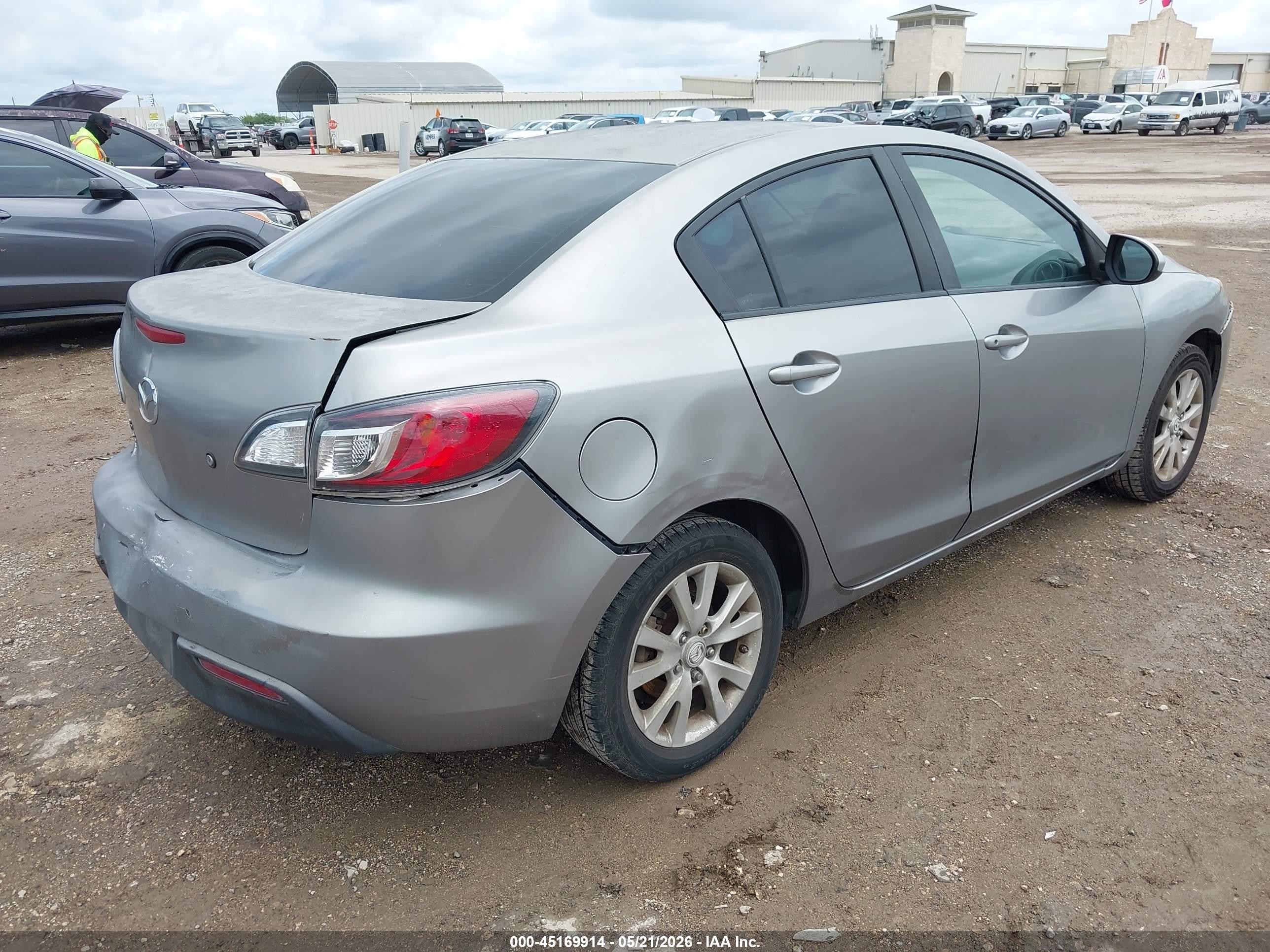 2010 Mazda Mazda3 I Sport Серый vin: JM1BL1SF5A1329781