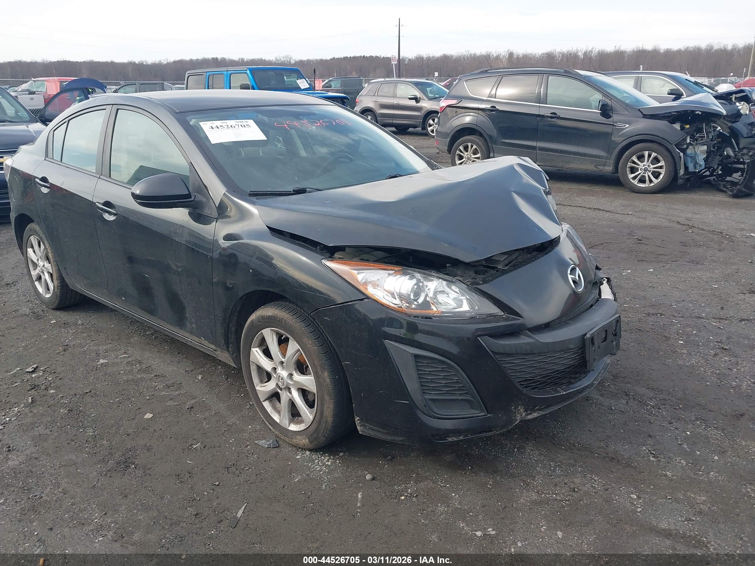 2010 Mazda Mazda3 I Touring Черный vin: JM1BL1SF5A1332423