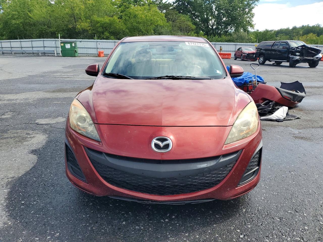 2010 Mazda 3 Maroon vin: JM1BL1SF5A1344605