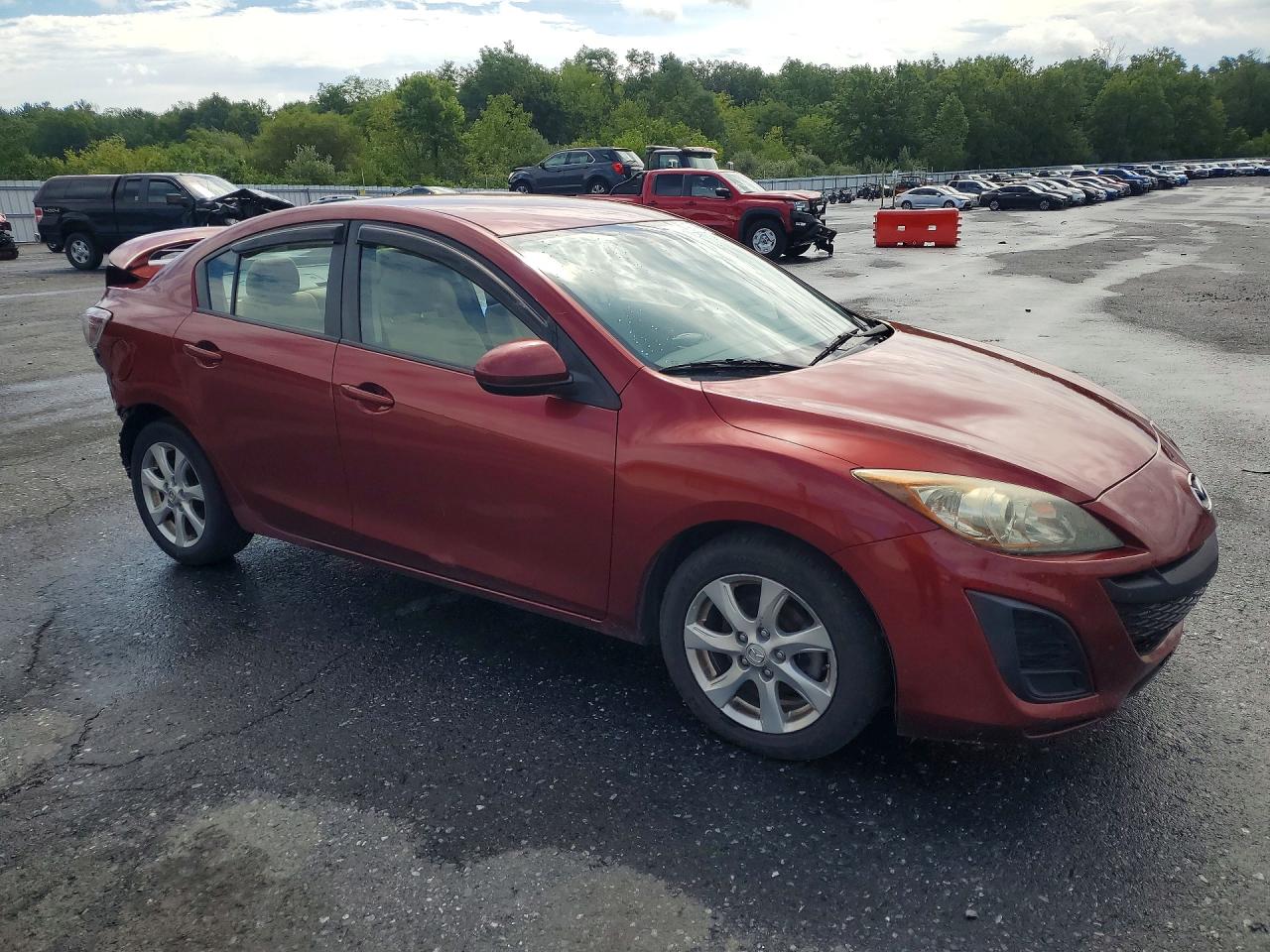 2010 Mazda 3 Maroon vin: JM1BL1SF5A1344605