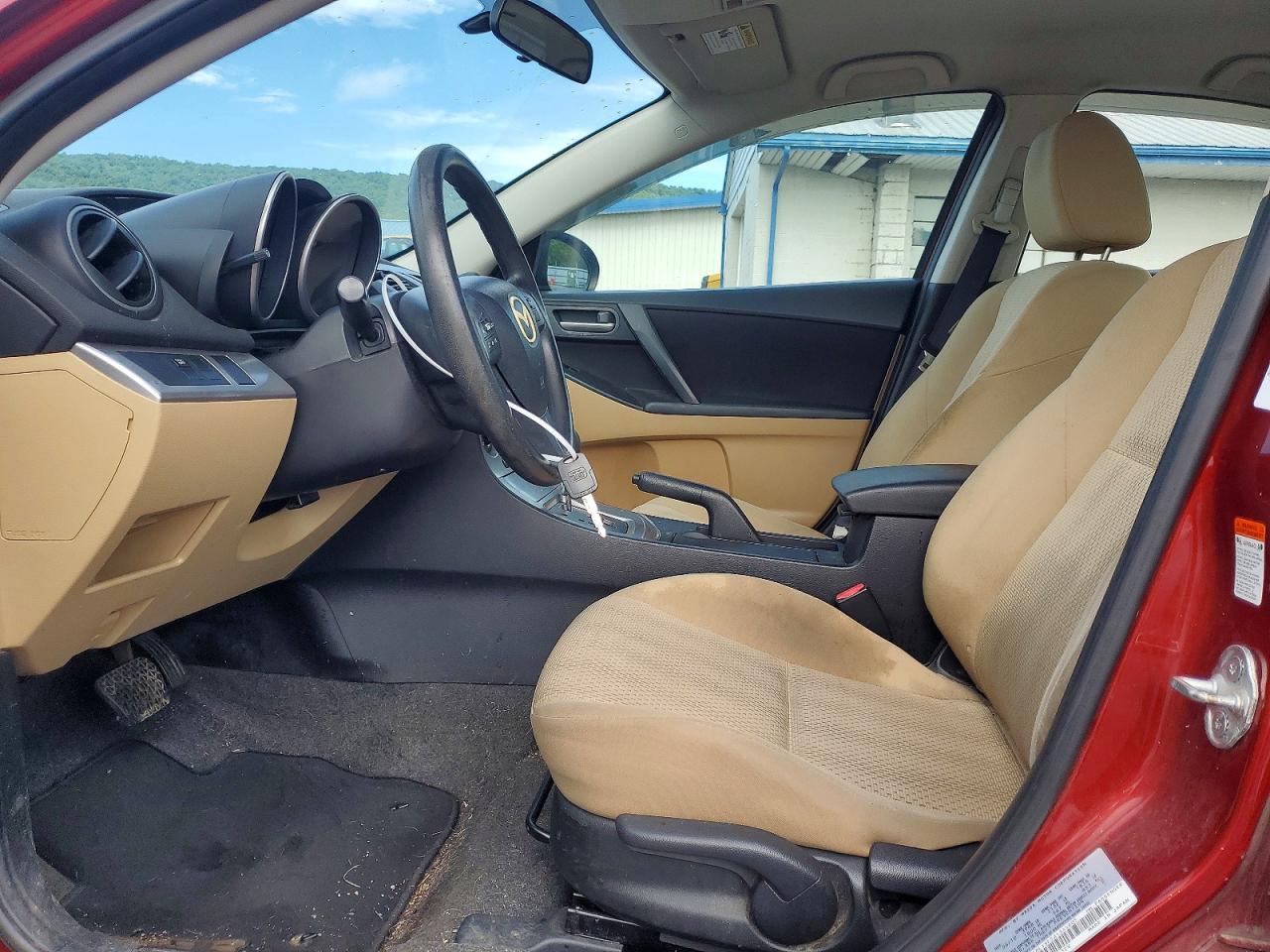 2010 Mazda 3 Maroon vin: JM1BL1SF5A1344605