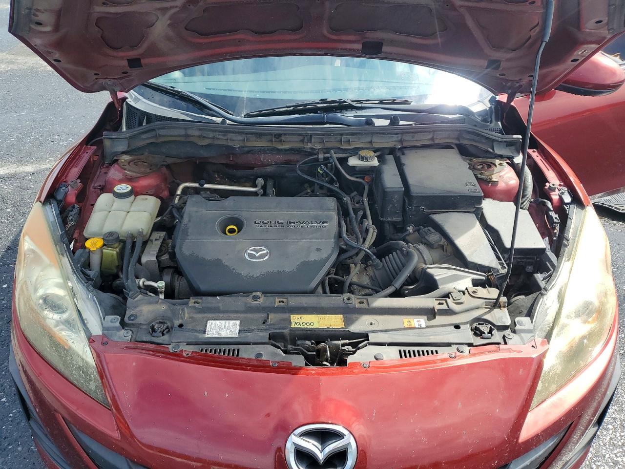 2010 Mazda 3 Maroon vin: JM1BL1SF5A1344605