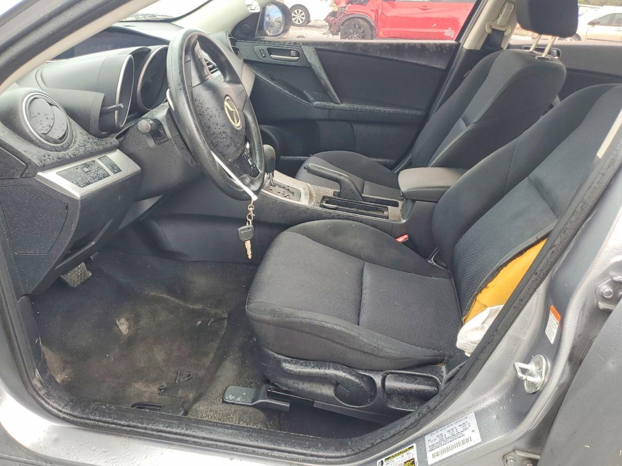 2010 Mazda 3 I Gray vin: JM1BL1SF6A1184606