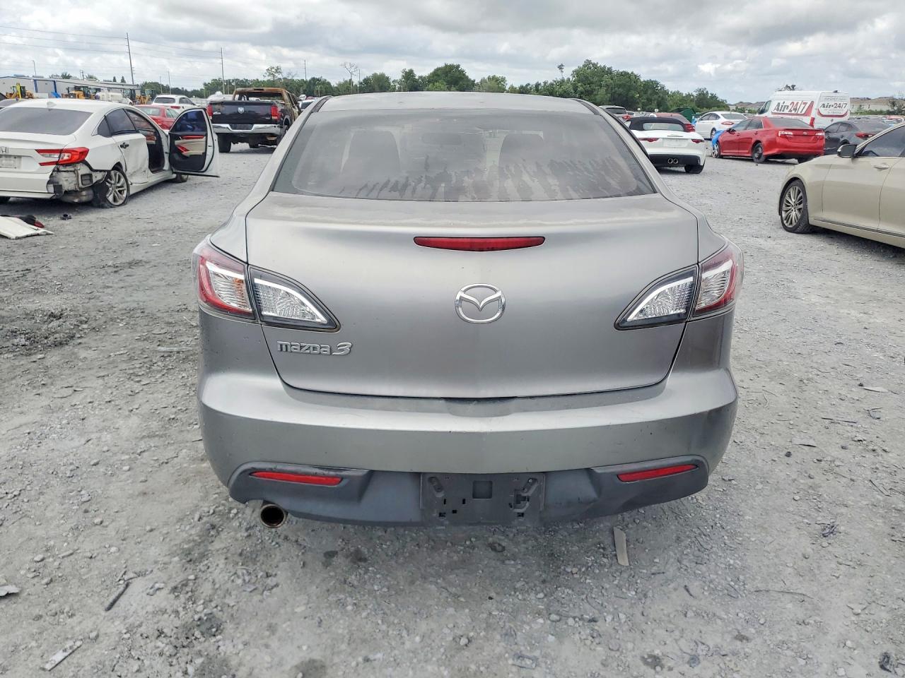 2010 Mazda 3 I Gray vin: JM1BL1SF6A1184606