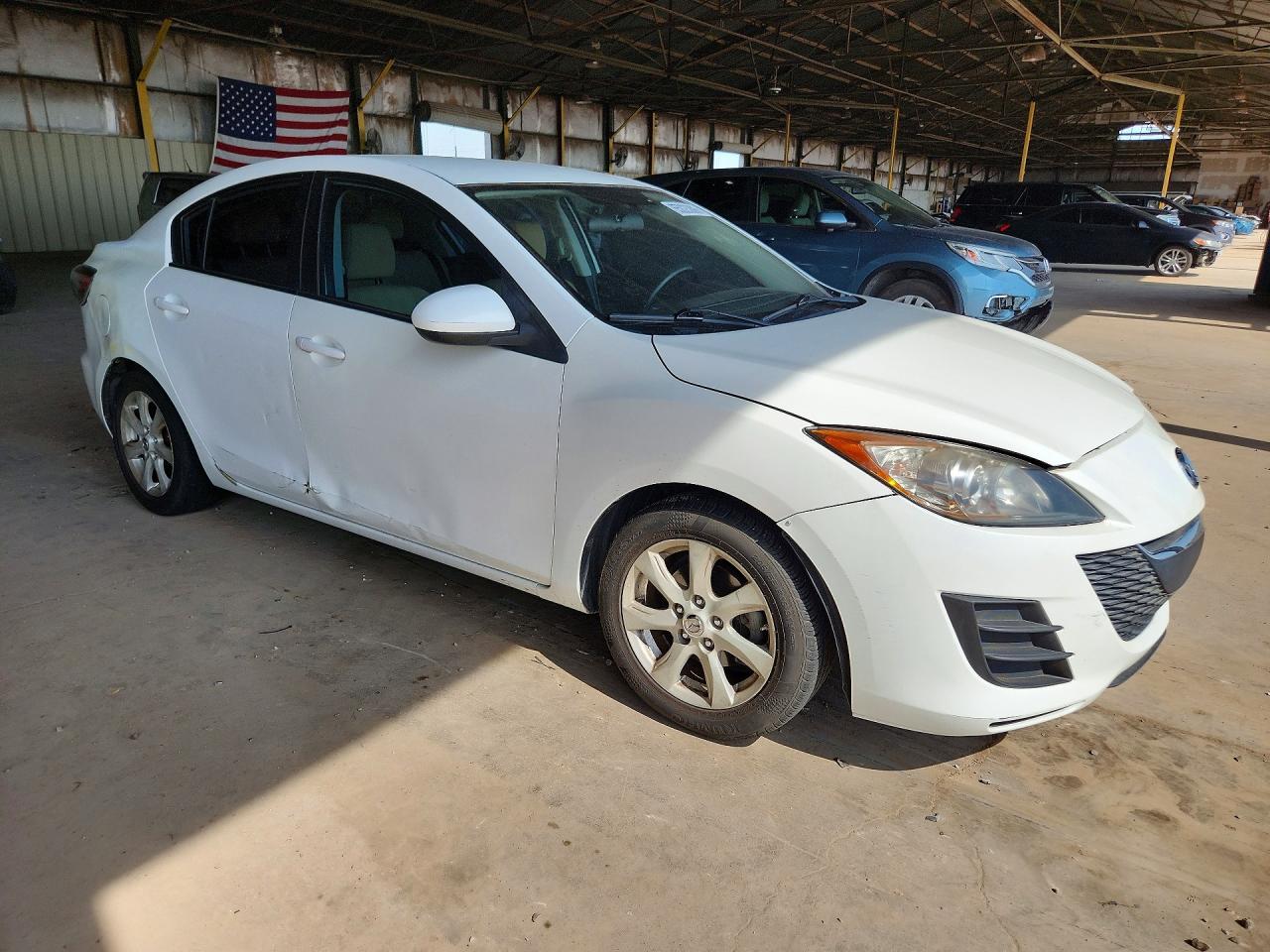 2010 Mazda 3 I White vin: JM1BL1SF6A1189112