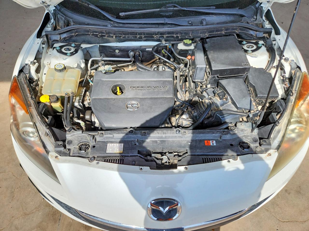 2010 Mazda 3 I White vin: JM1BL1SF6A1189112