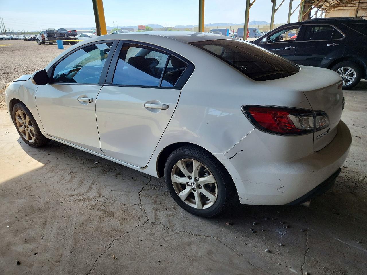 2010 Mazda 3 I White vin: JM1BL1SF6A1189112