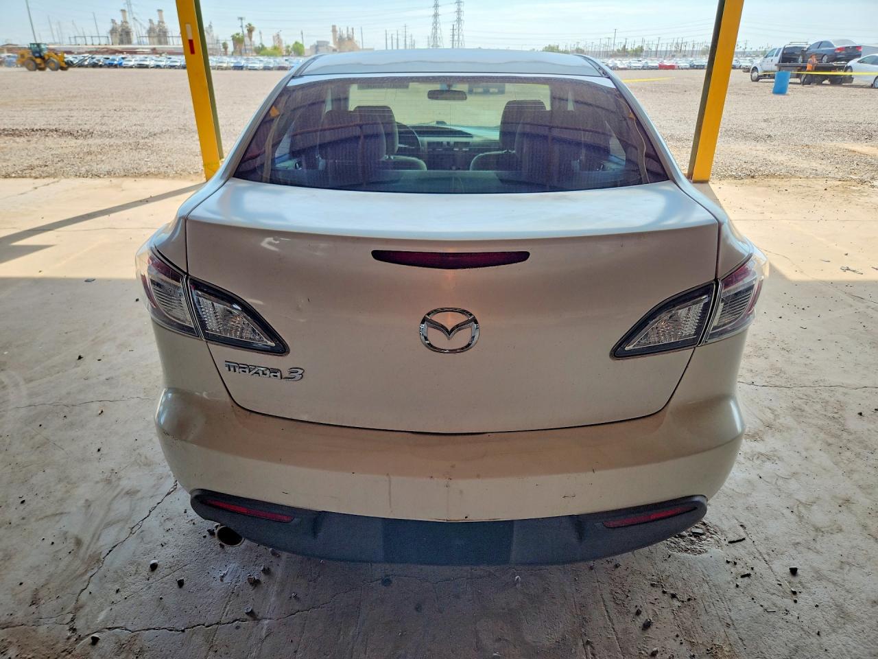 2010 Mazda 3 I White vin: JM1BL1SF6A1189112