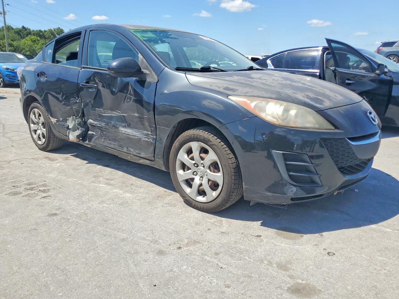 2010 Mazda 3 I Black vin: JM1BL1SF6A1205051