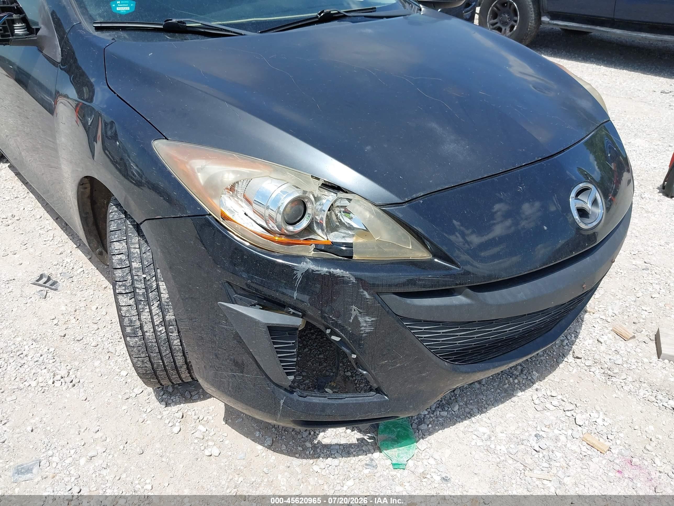 2010 Mazda Mazda3 I Sport Black vin: JM1BL1SF6A1264570