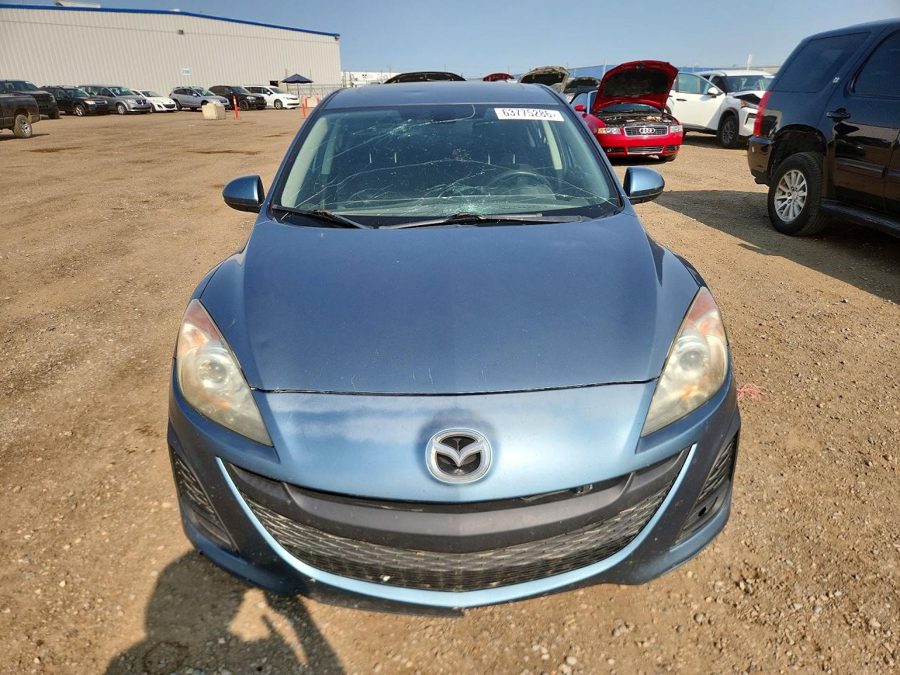 2010 Mazda 3 I Blue vin: JM1BL1SF6A1266836