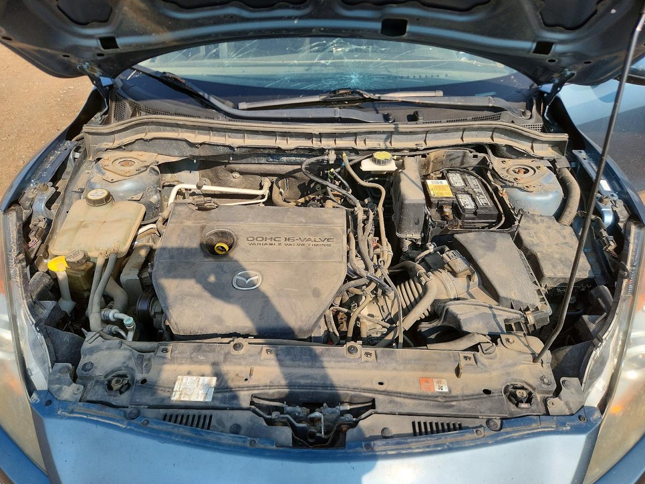 2010 Mazda 3 I Blue vin: JM1BL1SF6A1266836