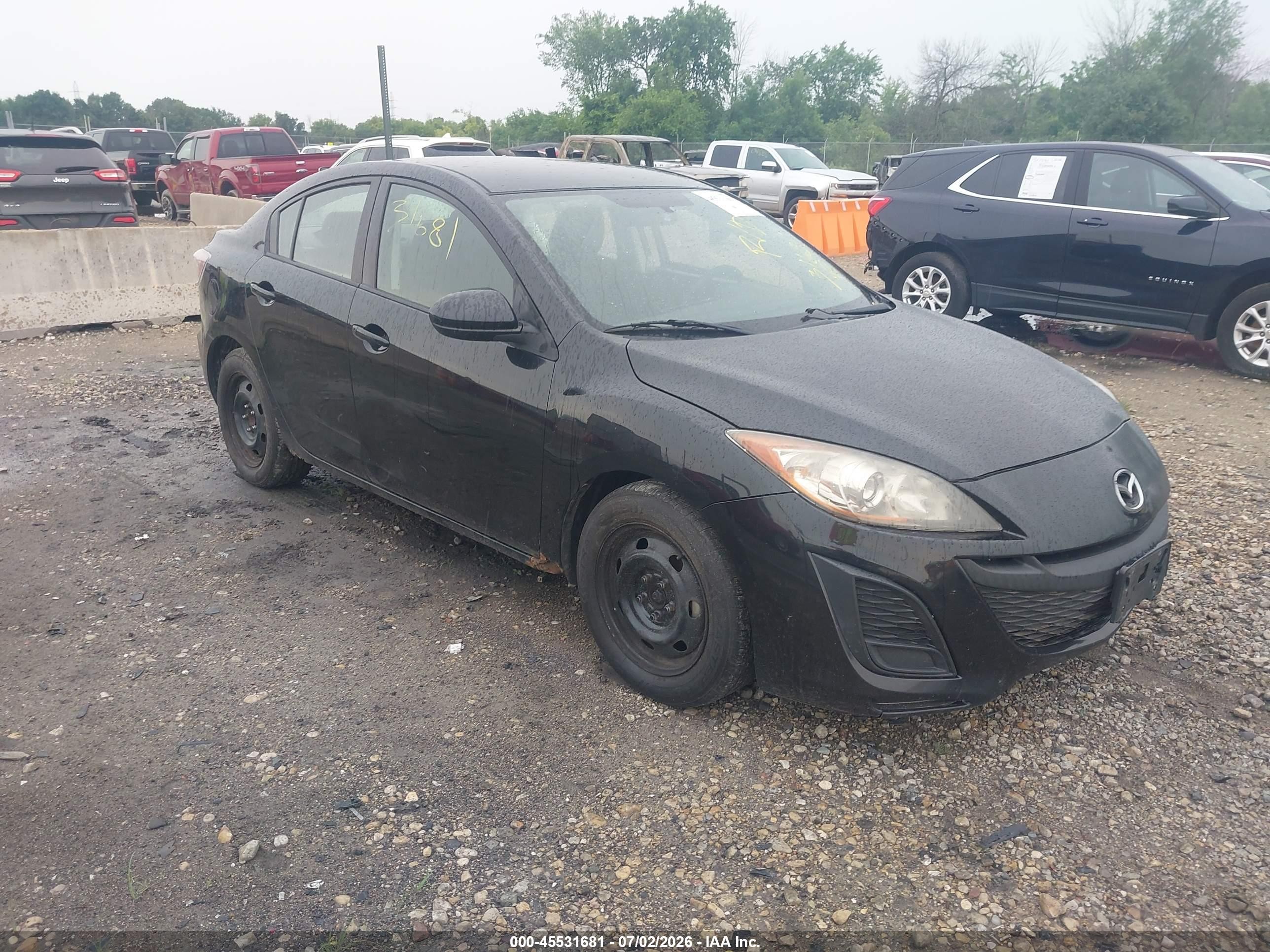 2010 Mazda Mazda3 I Sport Black vin: JM1BL1SF6A1298427
